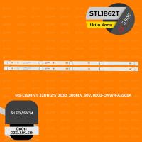MS-L1598 V1, 32DN 2*5_3030_300MA_30V, 8D32-DNWR-A3205A